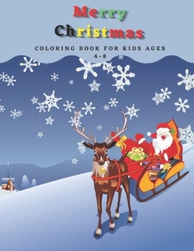 Cover for Mono Frito Edition · Merry Christmas Coloring Book for Kids Ages 4-8 (Paperback Book) (2020)