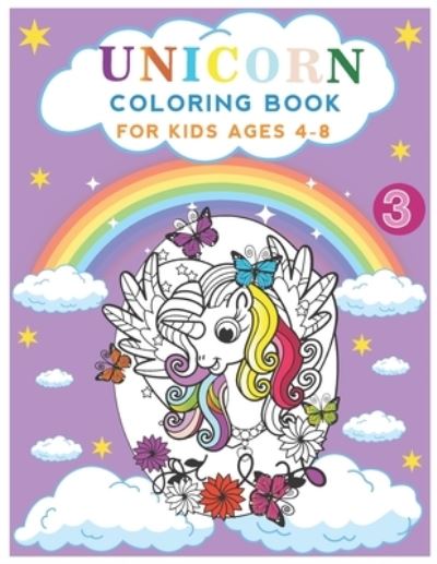 Cover for Layla Abu Othman · Unicorn Coloring Book for Kids Ages 4-8 (Paperback Book) (2020)