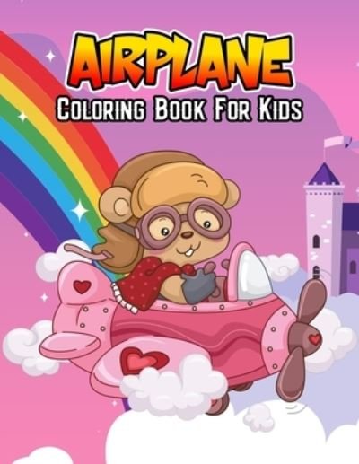 Cover for Pixelart Studio · Airplane Coloring Book for Kids (Paperback Book) (2021)