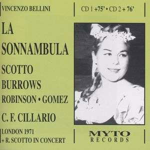 Scotto / Burrows / Gomez / London197-La Sonnambula - Scotto - Musikk - Proper - 0608974501150 - 23. april 2007