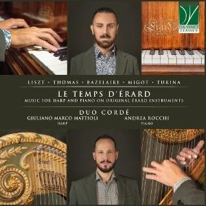 Cover for Duo Cordé · Le Temps D'érard: Music for Harp and Piano on Original Érard Instruments (CD) (2025)