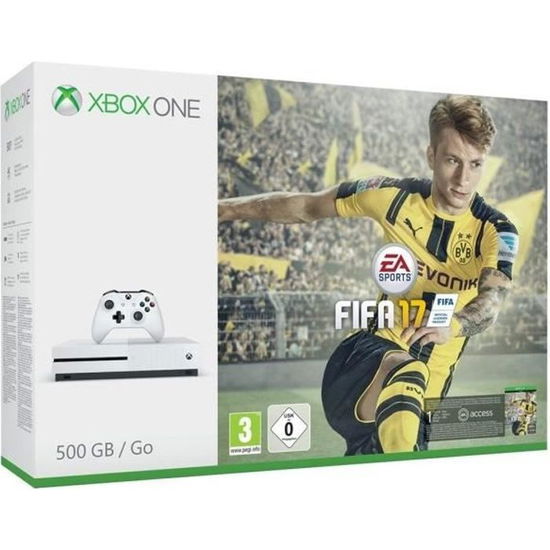 Cover for Microsoft · XBOX ONE 'S' 500GB Console Inc. Fifa 17 (XONE)