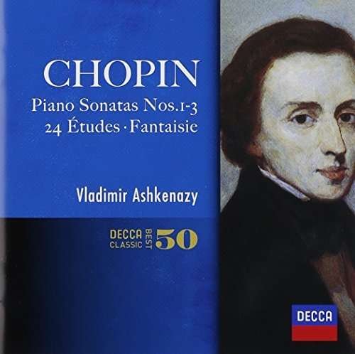 Cover for Vladimir Ashkenazy · Chopin: Piano Sonatas. 24 Etud (CD) (2016)
