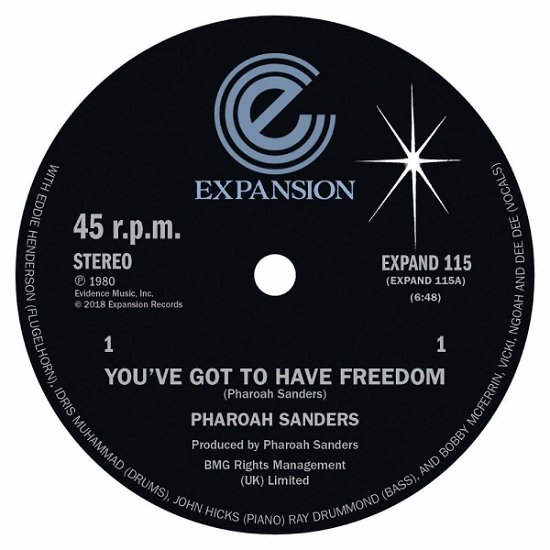 Cover for Pharoah -Quintet Sanders · You`ve Got To Have Freedom / Got To Give It Up (LP) (2022)