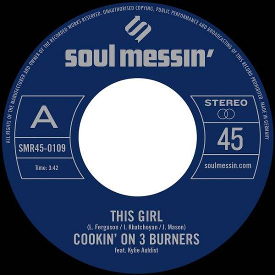 Cover for Cookin' on 3 Burners · This Girl / Four 'n Twenty (7&quot;) [Limited edition] (2019)