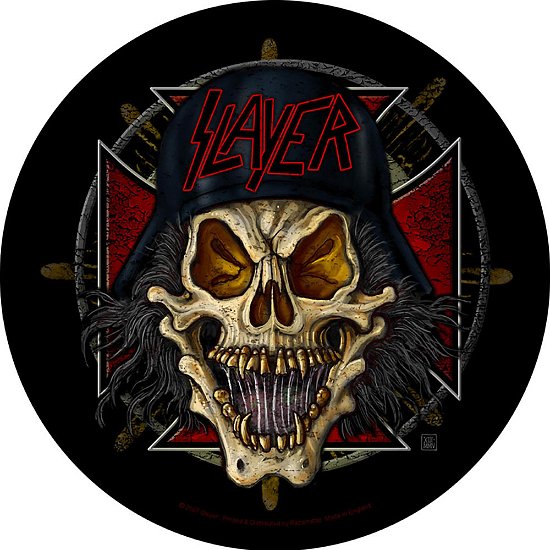 Slayer Back Patch: Wehrmacht Circular - Slayer - Merchandise - PHD - 5055339709150 - 19. august 2019