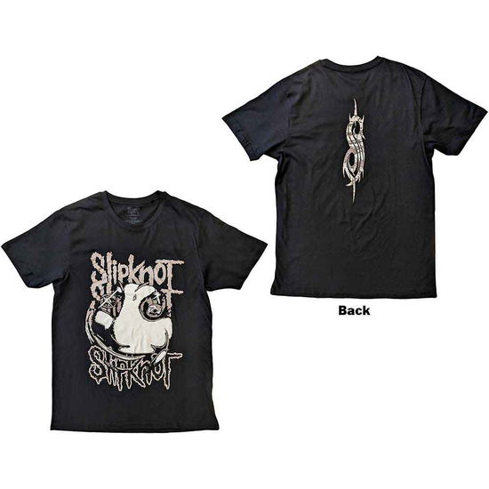 Slipknot Unisex T-Shirt: Maggot (Back Print) - Slipknot - Koopwaar -  - 5056561088150 - 