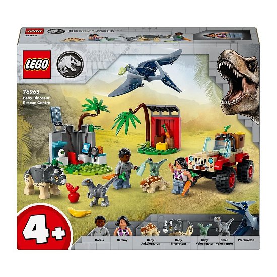 Cover for Lego · LEGO Jurassic World 76963 Reddingscentrum Voor Babydinosaurussen (Legetøj)