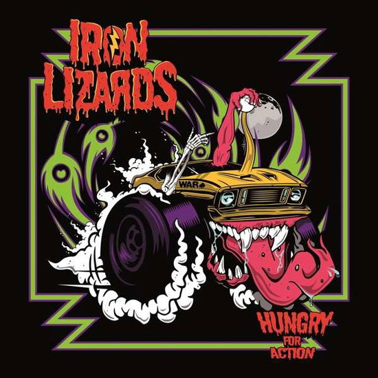 Cover for Iron Lizards · Hungry for Action (Red Vinyl) (LP) (2021)