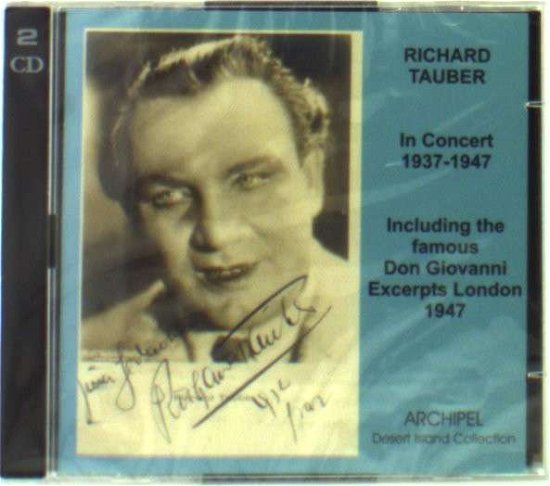 Cover for Vokal / Tauber · Tauber Richard-in Concert 1 (CD) (2012)