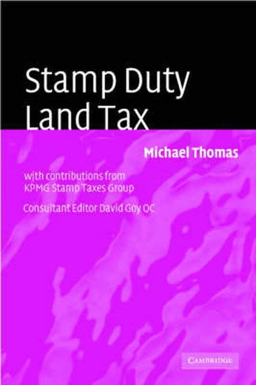 Cover for Michael Thomas · Stamp Duty Land Tax (Pocketbok) (2003)
