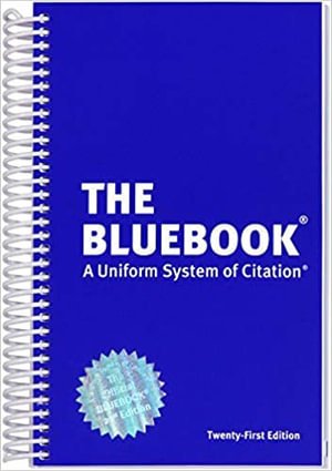 Cover for Harvard Law Review Association · Bluebook A Uniform System of Citation (Book) (2020)