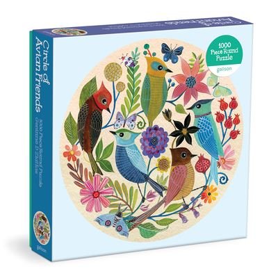 Cover for Galison · Circle of Avian Friends 1000 Piece Round Puzzle (SPILL) (2022)