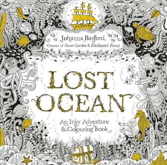 Cover for Johanna Basford · Lost Ocean: An Inky Adventure &amp; Colouring Book (Paperback Bog) (2015)