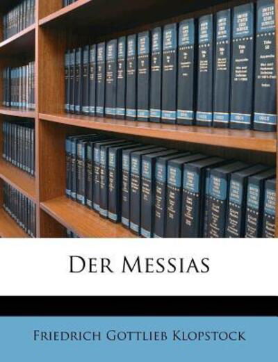 Cover for Klopstock · Der Messias (Book)