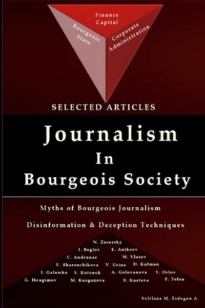 Cover for Svitlana M · Journalism in Bourgeois Society (Bog) (2022)