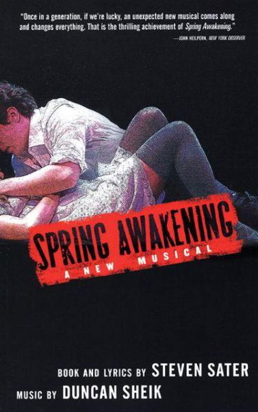 Cover for Steven Sater · Spring Awakening: A Musical (Paperback Book) [US edition] (2007)