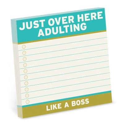 Cover for Knock Knock · Knock Knock Adulting Sticky Notes (4 x 4-inches) (Trycksaker) (2021)