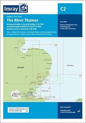 Cover for Imray · Imray Chart C2: The River Thames - C Charts (Map) [New edition] (2020)