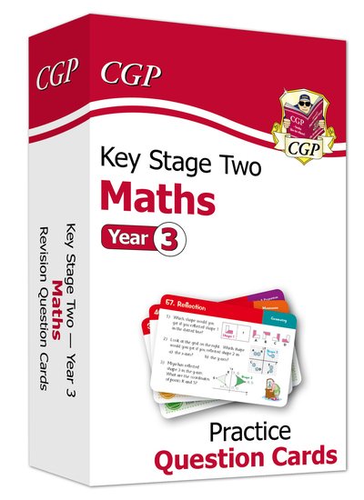 Cover for CGP Books · KS2 Maths Year 3 Practice Question Cards - CGP Year 3 Maths (Hardcover bog) (2020)