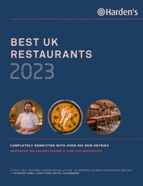 Cover for Peter Harden · Hardens Best UK Restaurants 2023: UK's Most Comprehensive Restaurant Guide (Paperback Book) (2022)