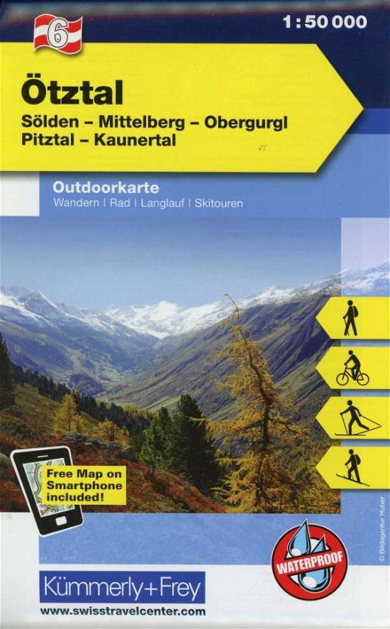 Kümmerly & F.Outdoorkte.Öst.006 Ötztal (Book) (2018)