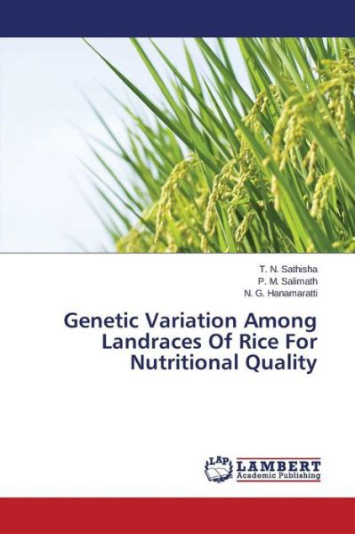 Cover for N. G. Hanamaratti · Genetic Variation Among Landraces of Rice for Nutritional Quality (Taschenbuch) (2014)