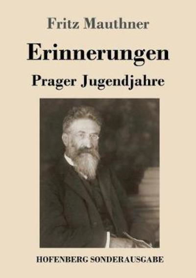 Cover for Mauthner · Erinnerungen: Prager Jugendjah (Book) (2018)