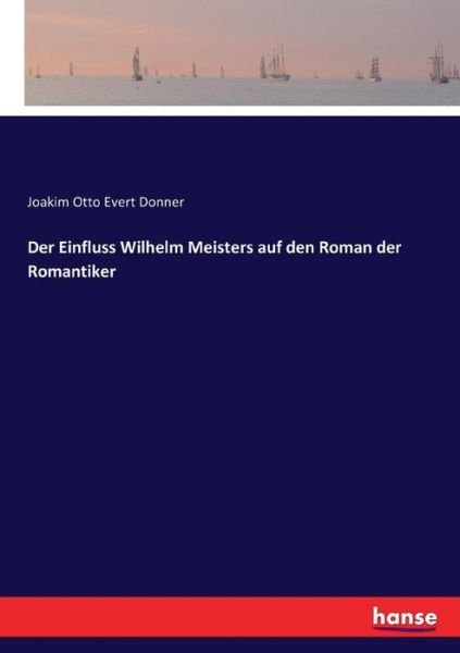 Cover for Donner · Der Einfluss Wilhelm Meisters au (Book) (2017)
