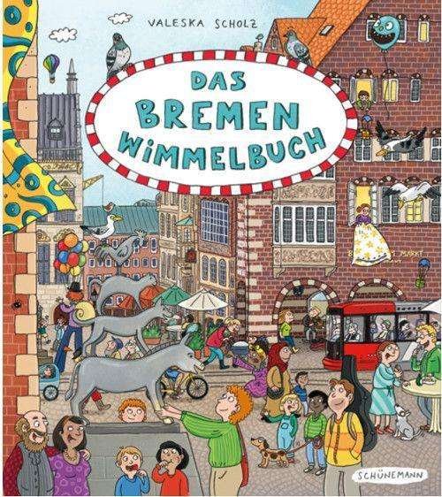 Cover for Valeska Scholz · Das Bremen-Wimmelbuch (Board book) (2022)