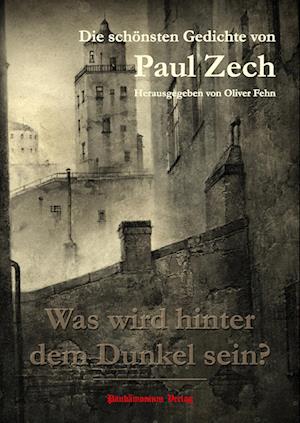 Cover for Paul Zech · Was wird hinter dem Dunkel sein? (Hardcover Book) (2017)
