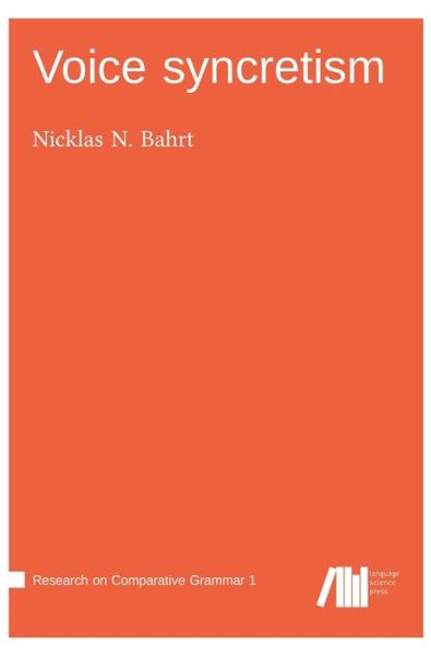 Cover for Nicklas N Bahrt · Voice syncretism (Hardcover Book) (2021)