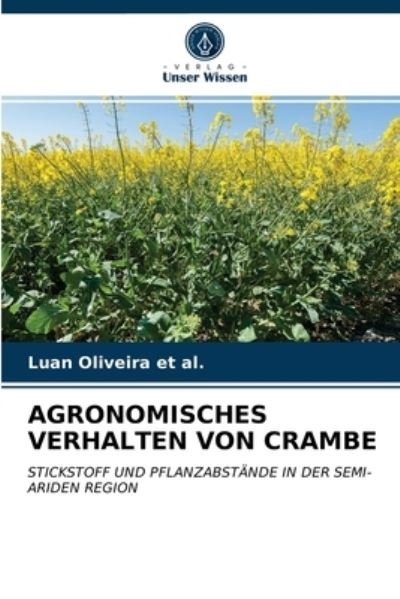 Cover for Luan Oliveira Et Al · Agronomisches Verhalten Von Crambe (Taschenbuch) (2021)