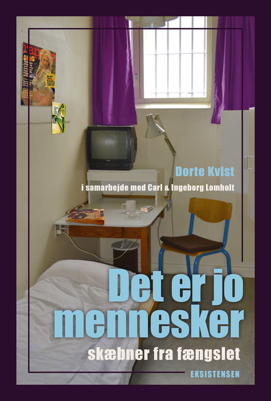 Cover for Dorte Kvist i samarbejde med Carl og Ingeborg Lomholt · Det er jo mennesker (Sewn Spine Book) [1. Painos] (2018)