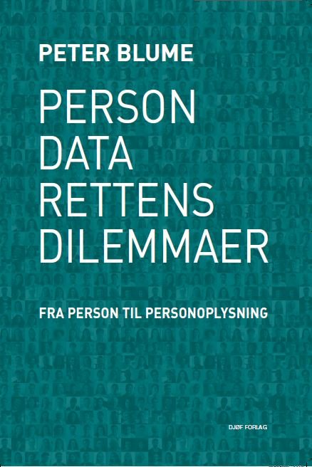 Cover for Peter Blume · Persondatarettens dilemmaer (Taschenbuch) (2021)