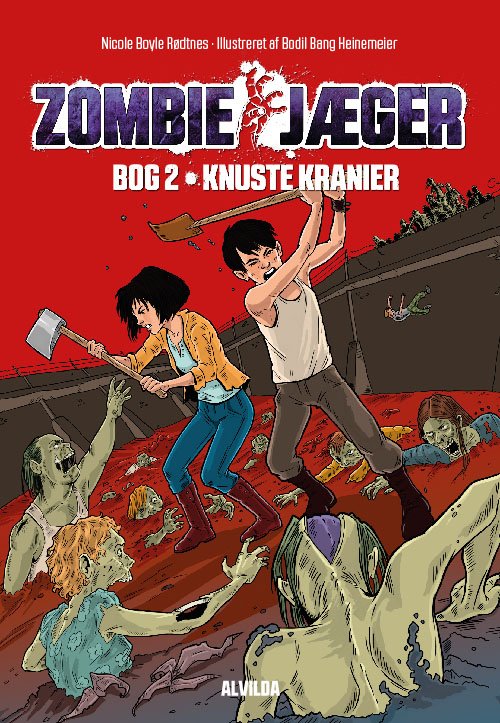 Cover for Nicole Boyle Rødtnes · Zombie-jæger: Zombie-jæger 2: Knuste kranier (Bound Book) [1º edição] [Indbundet] (2013)