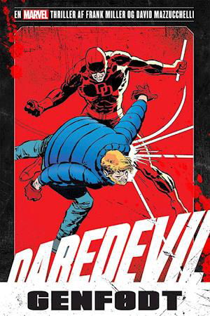 Cover for Frank Miller, David Mazzucchelli, Christie Scheele · Daredevil: Genfødt (Bound Book) [1st edition] (2021)