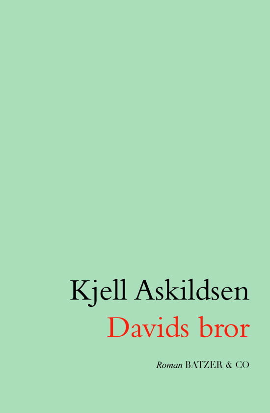 Cover for Kjell Askildsen · Davids bror (Hardcover bog) [1. udgave] (2021)