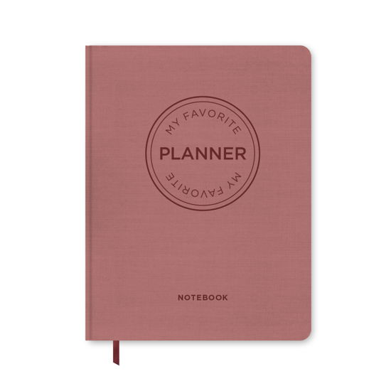 Cover for Forlaget Aronsen · MY FAVORITE PLANNER by ARONSEN: MY FAVORITE PLANNER Notebook / Vintage Rosa (Hardcover Book) [1. wydanie] (2021)