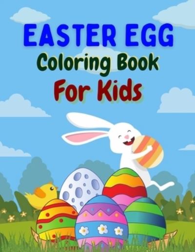 Cover for Salf Dill · Easter Egg Coloring Book For Kids (Paperback Book) (2021)