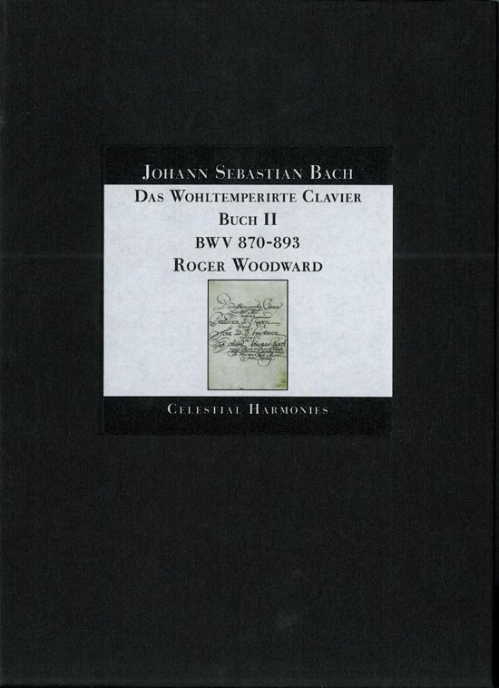 Cover for Roger Woodward · * Das Wohltemperierte Klavier Buch II (CD/BOG) (2009)