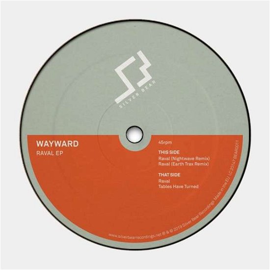 Wayward-raval EP - Wayward - Musik - Silver Bear - 0193483218151 - 1. März 2019