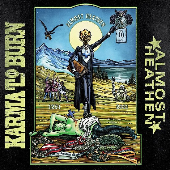 Cover for Karma To Burn · Almost Heathen (Coloured Vinyl) (LP) [Limited edition] (2022)