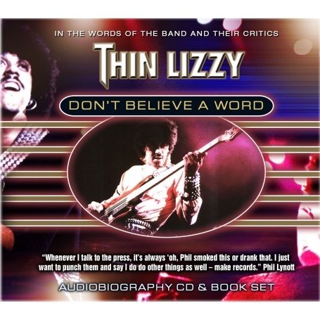 Cover for Thin Lizzy · Don't Believe a Word (Cd+bok) (CD) (2009)
