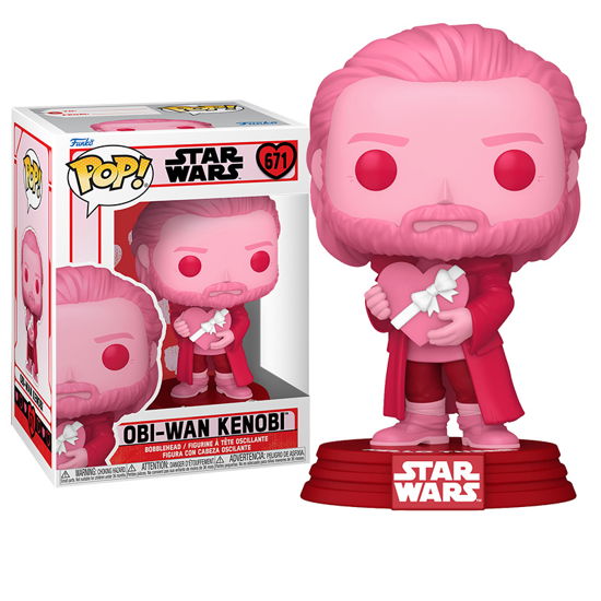 Star Wars - Pop Valentines Na 671 - Obi-wan Kenobi - Star Wars - Fanituote - Funko - 0889698762151 - torstai 7. joulukuuta 2023