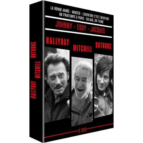 Cover for Coffret Hallyday / Mitchell / Dutr · Salaud, on t'aime / l'aventure c'est (DVD) (2018)