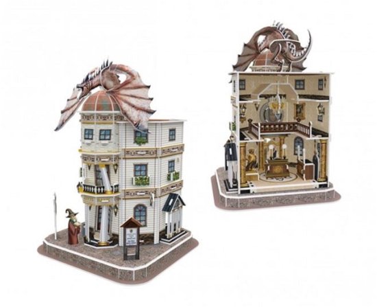 Cover for Harry Potter · Harry Potter Diagon Alley Gringotts (74Pc) 3D Jigsaw Puzzle (Puslespill) (2022)