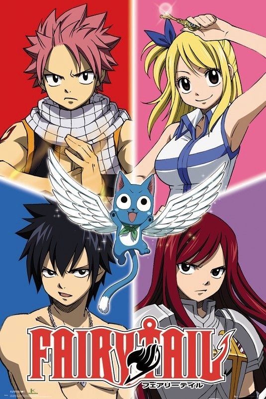FAIRY TAIL - Poster 61X91 - Quad - Poster - Maxi - Merchandise -  - 5028486390151 - January 10, 2017