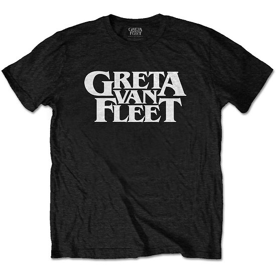 Greta Van Fleet Unisex T-Shirt: Logo - Greta Van Fleet - Gadżety - ROCK OFF - 5056170676151 - 