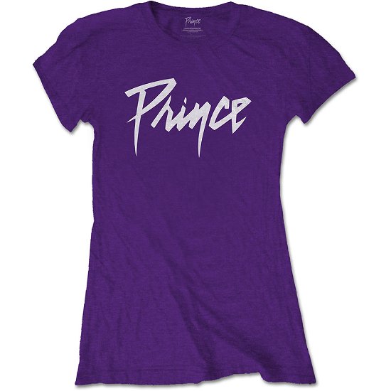 Cover for Prince · Prince Ladies T-Shirt: Logo (T-shirt) [size XS] [Purple - Ladies edition]